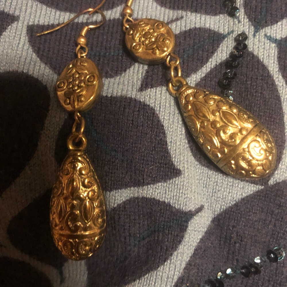 Drop earrings. SOLD